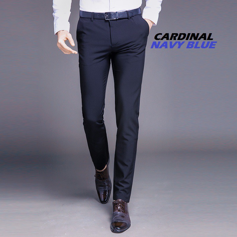 Celana Pria Kantoran Ganteng Keren Hadsome Merk Cardinal Import Shopee Indonesia