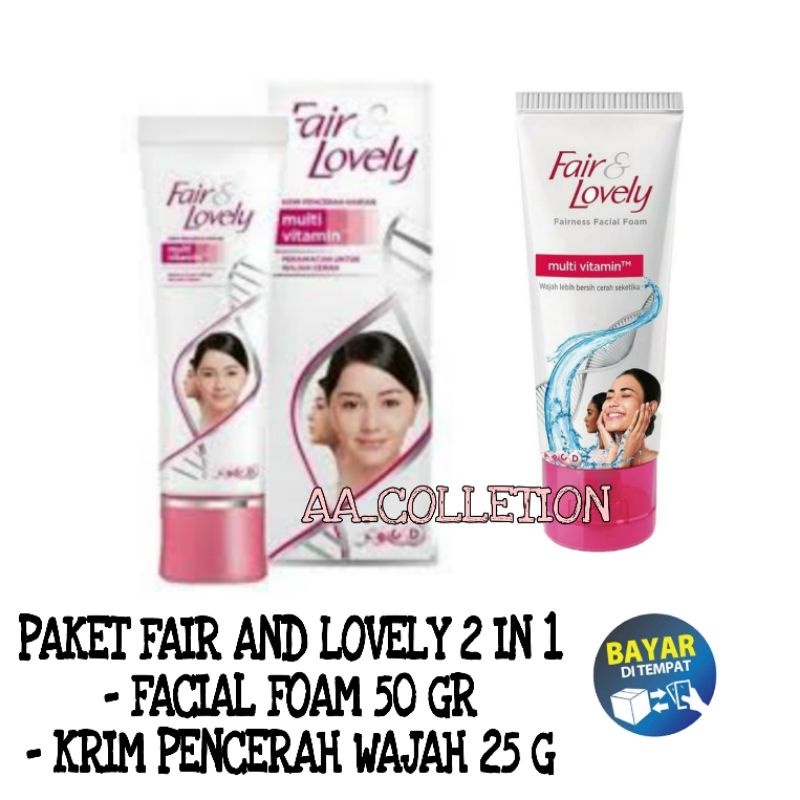 PAKET FAIR AND LOVELY 2 IN 1 BPOM