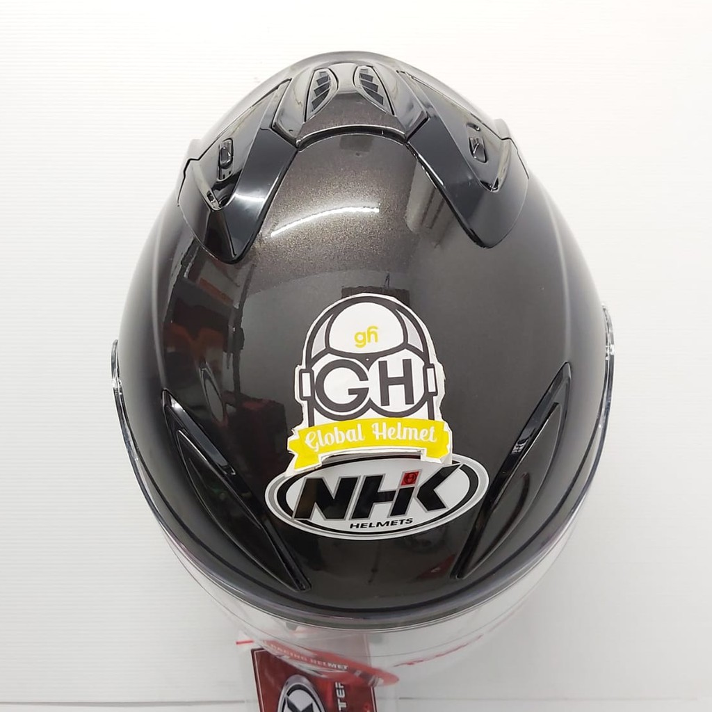 HELM HALF FACE NHK R6 NHK R-6 SOLID GUNMATE