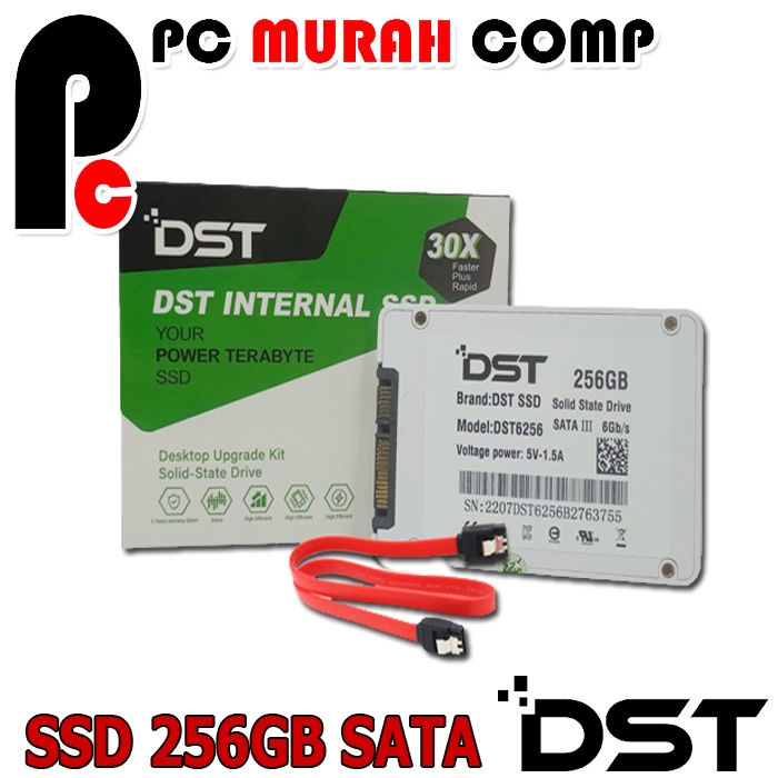 SSD 256GB Merk DST 2.5&quot;mm SATA III 6GB/S