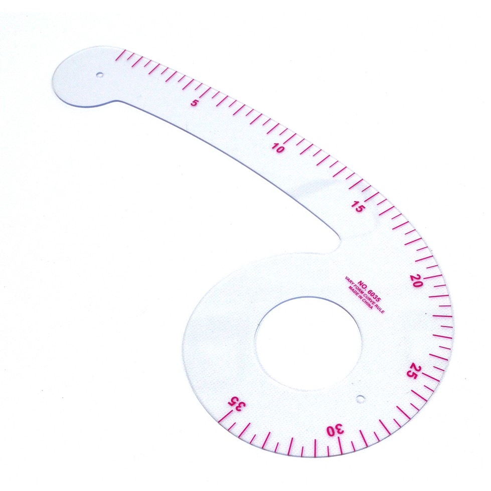 Penggaris Jahit Pola Kain Model Kurva - Vary Form Curve Ruler No.6035