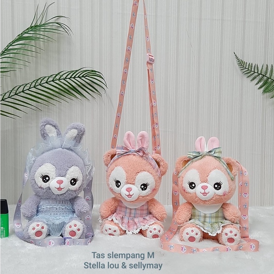 Tas Selempang Bear Duffy Stella Lou/Slingbag Bear Lucu/selempang Anak perempuan