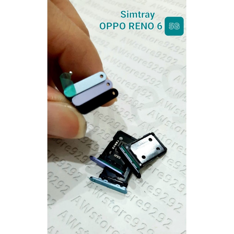 Slot Tempat Dudukan masukan Kartu Simcard Sim card Lock Simtray Sim Tray OPPO RENO 6 5G