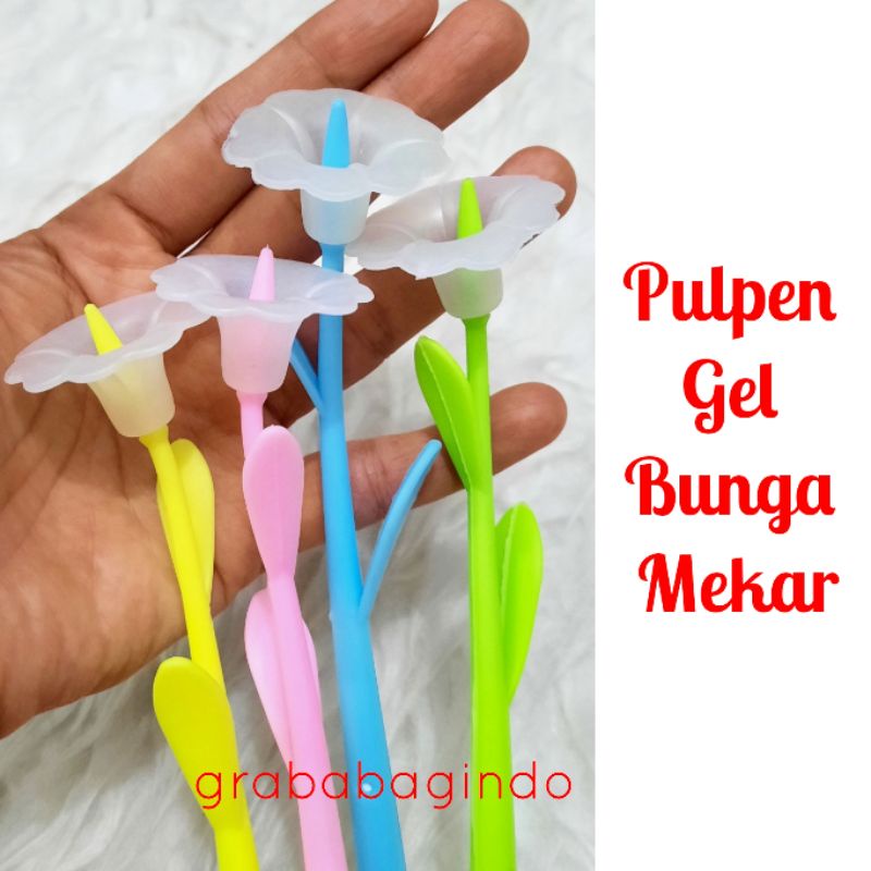 

PULPEN GEL BUNGA CANTIK / PULPEN KARAKTER / GEL PEN / INK GEL PEN / PENA FLOWER