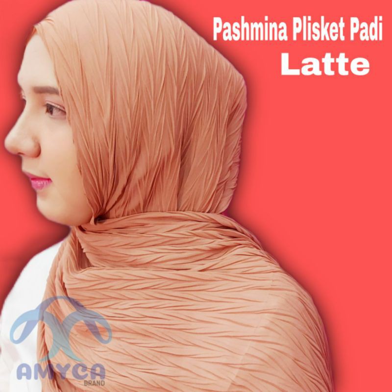 Pashmina Plisket Padi ceruty