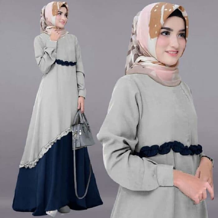 Featured image of post Model Baju Gamis Terbaru 2021 Wanita Berhijab