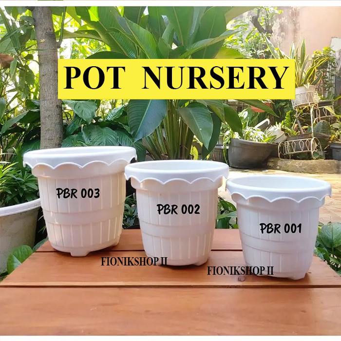 POT NURSERY S PBR001 PUTIH - POT NURSERY