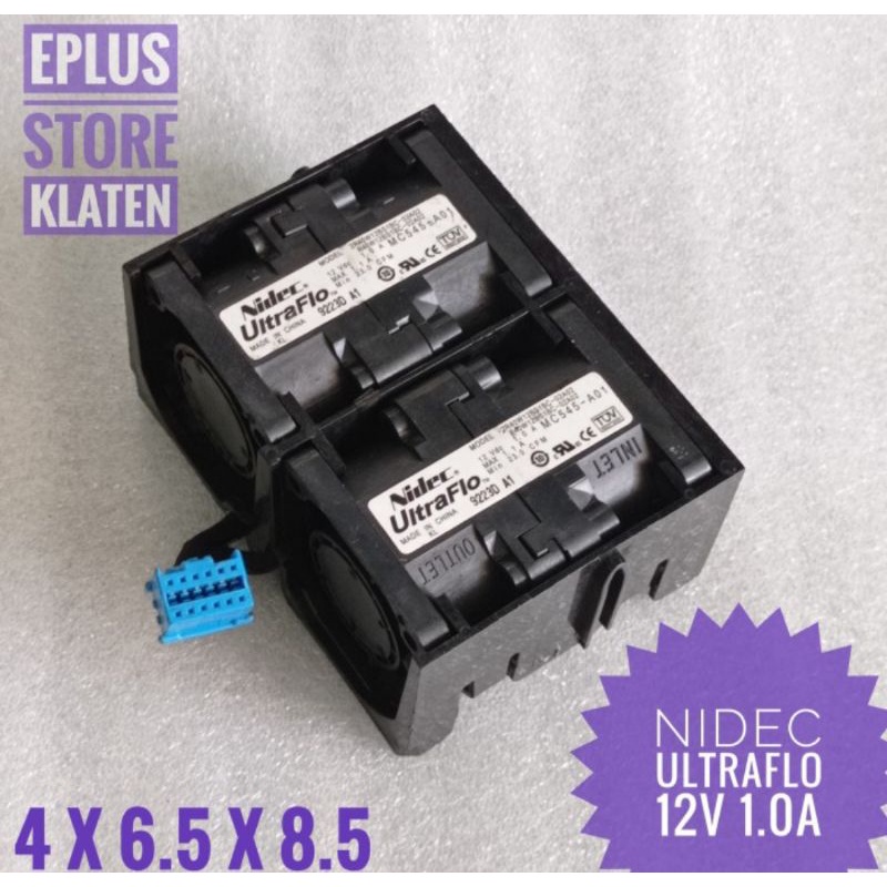 quadruple kipas fan 4cm 12v 1A Nidec UltraFlo 2R40W12BS1BC-02A02 KP115