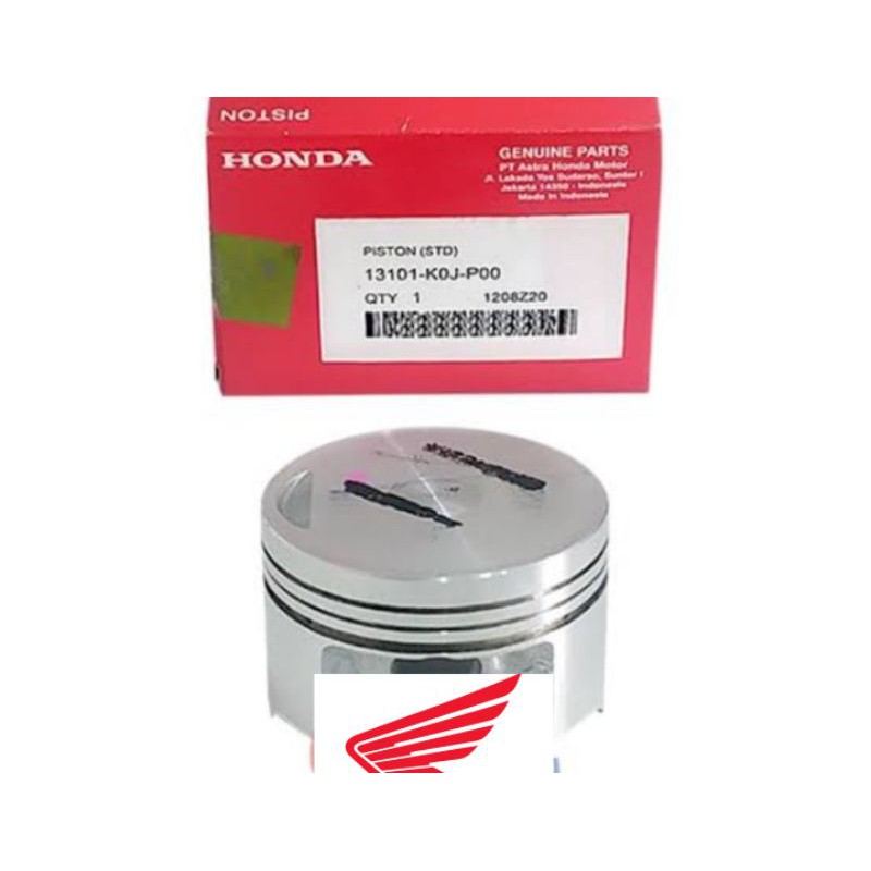 Piston seher genio beat eco new K1A size standart std asli honda 100% kodepart 13101 K0J P00-2