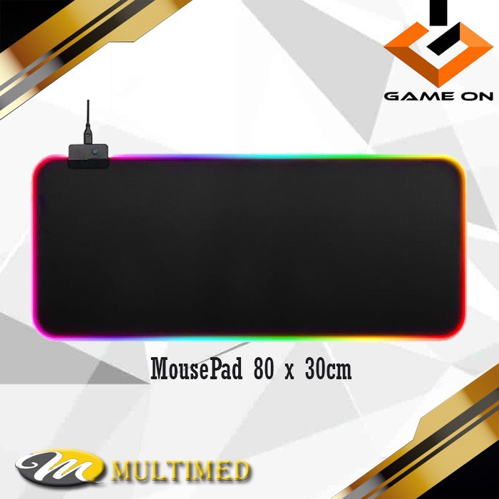 MOUSE PAD / ALAS MOUSE GAMING LED RGB PANJANG 80 X 30CM