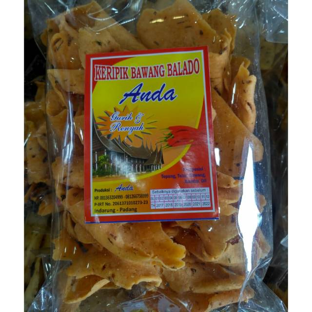 

Kripik bawang balado