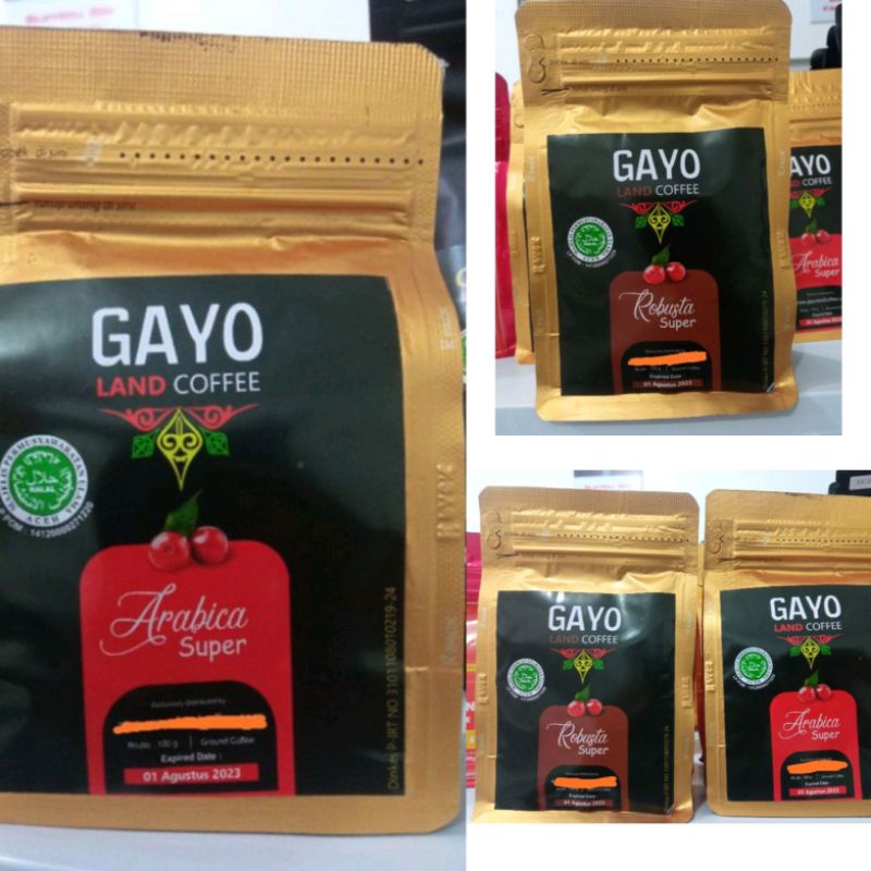 

Kopi Gayo Land Arabika Super | Robusta Super 100 gr
