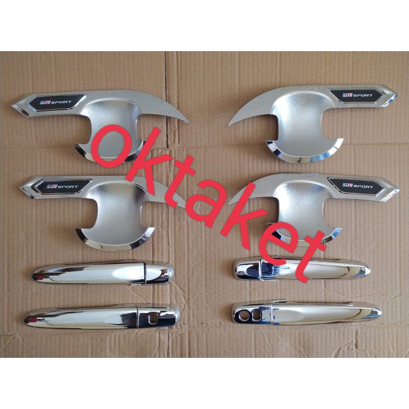 paket outer handle All new Rush Terios 2018 2021 2022 Gr Sport hitam &amp; Chrome