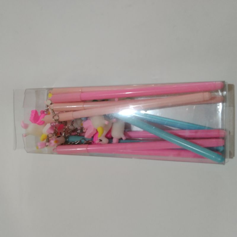 

Pulpen gel gantungan Unicorn 0.38mm warna hitam