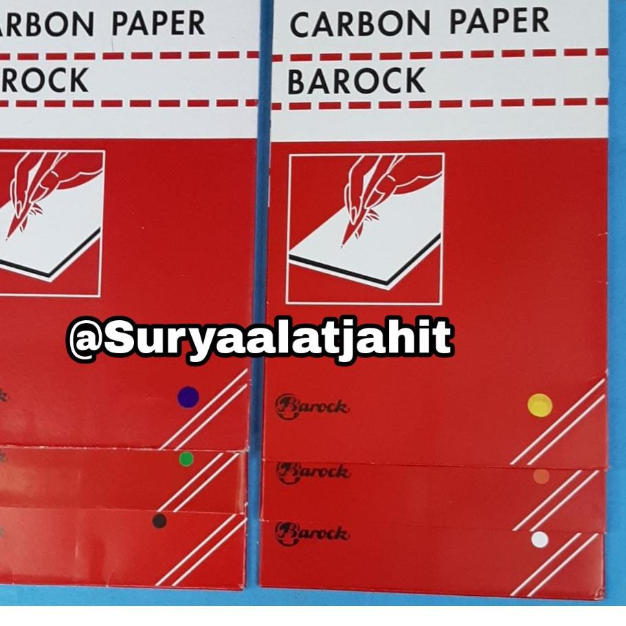 

Original Karbon Paper jahit Barock (1Pak@+/-50 lembar) =rp.24.000/1pak !!!