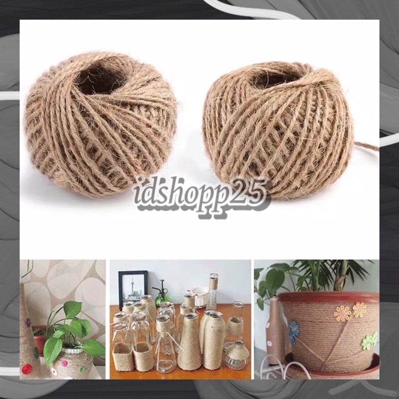 

TALI RAMI GONI UKURAN 2 PLAY PANJANG 1 METER TALI GONI GULUNG TALI RAMI METER MURAH