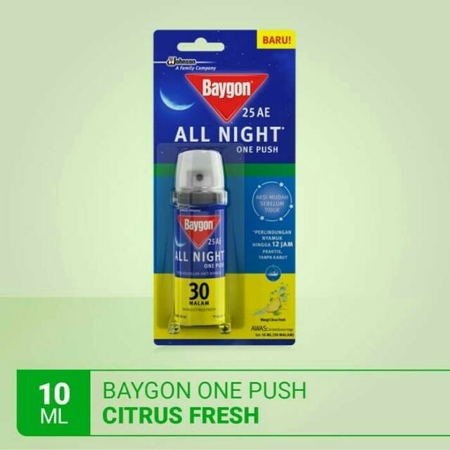 Baygon anti nyamuk one push