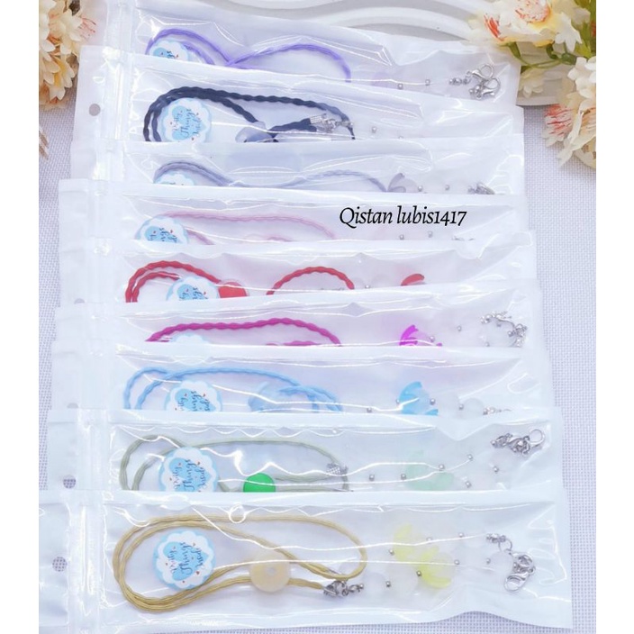 Strap mask bed ice Vaness free plastik+stiker