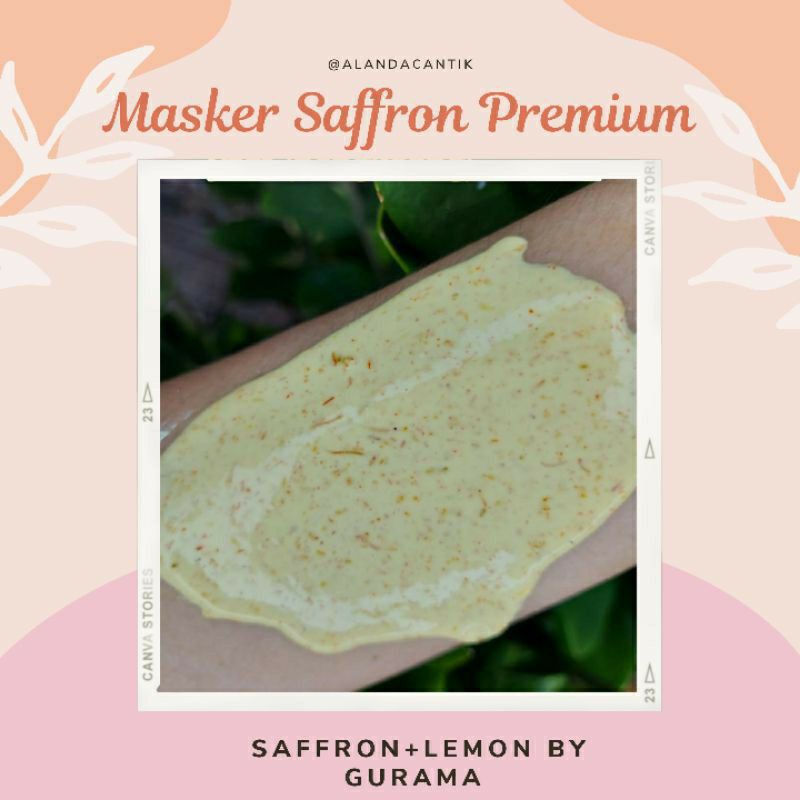 SAFFRON ORGANIC FACE MASK TERLARIS