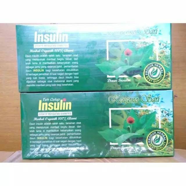 Teh celup Insulin kencono sari Obat herbal Diabetes Asli Organal