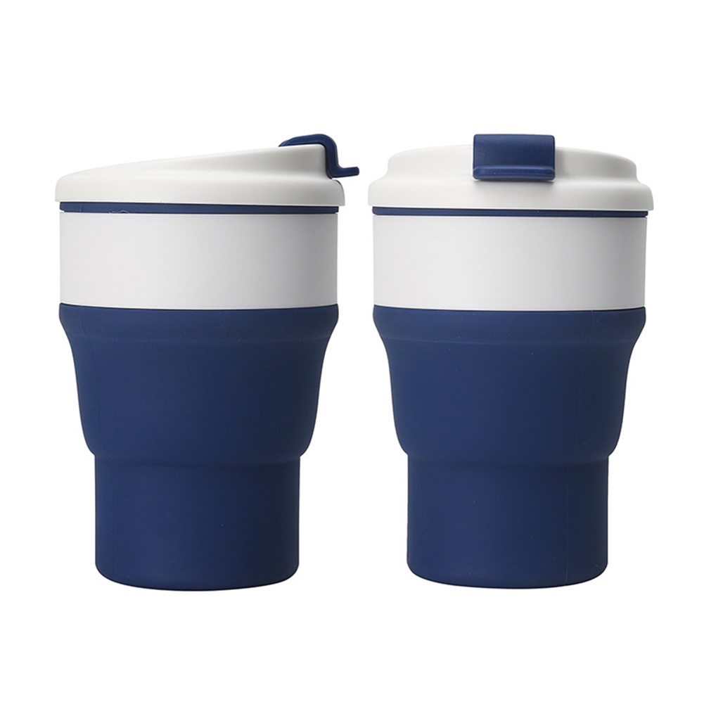 500ml compressed soft cup outdoor travel mouthwash portable hotel cup creative folding coffee cup OW