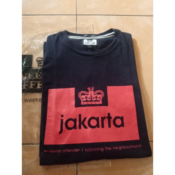 t-shirt WekendOffender Jakarta city series