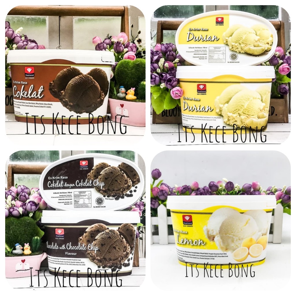 Ice Cream 8 Liter Es Krim Literan Neopolitan Neochococip