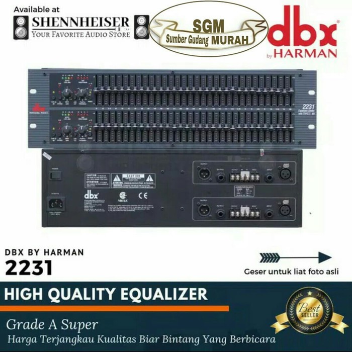EQUALIZER/EQUALISER DBX 2231/DBX2231 GRADE A