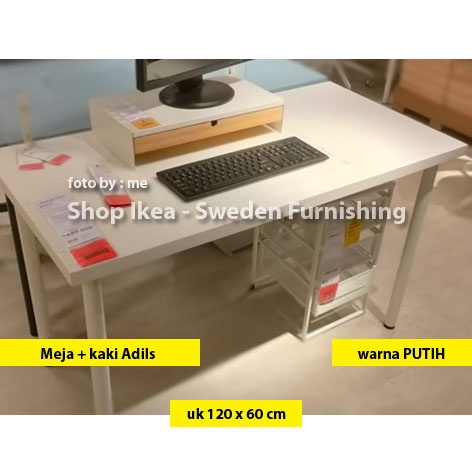 SIKLAGKAPTEN ADILS meja berukuran 120 x 60 cm