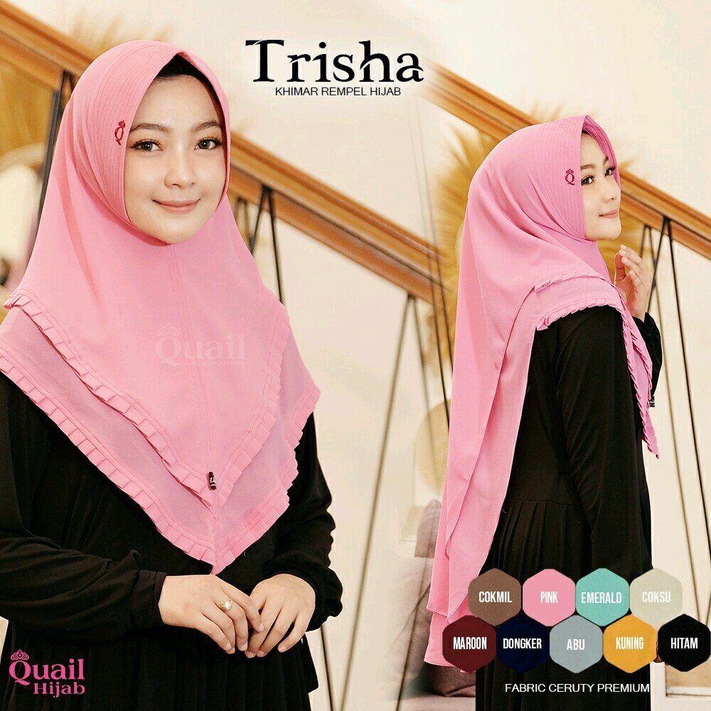 Trisha Quail Hijab Ori Murah