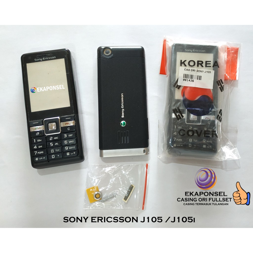 SONY ERICSSON J105 J105i CASING HOUSING FULLSET ORI