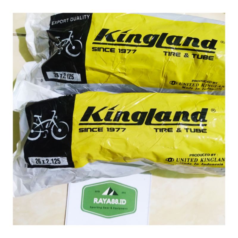 RAYA88 KINGLAND KING LAND BAN DALAM 26 MURNI 26x1.75 26x1.90 26x2.00 26x2.125