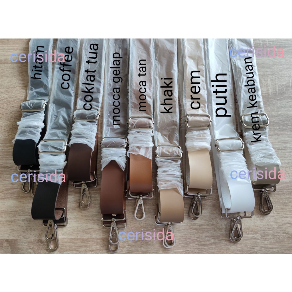 longstrap 3,8 cm /tali tas slempang kulsin /polos 24-40 nk /terlaris jawa timur