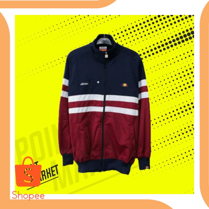 JAKET TRACKTOP ELLESSE RIMINI NAVY MAROON - L limited stock 6Zept21