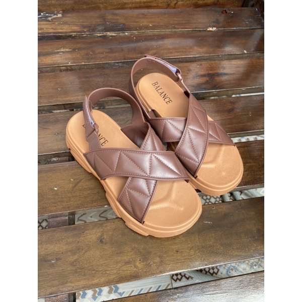 Sandal Platfrom Slip Silang 2201