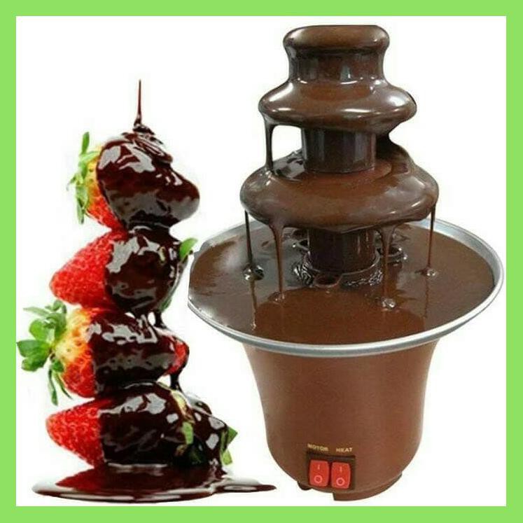 Mesin Pencair Coklat Chocolate Fondue Fountain Mesin Coklat Leleh Shopee Indonesia