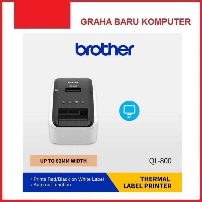 

Brother QL-800 Printer Label Thermal Laminated Sticker