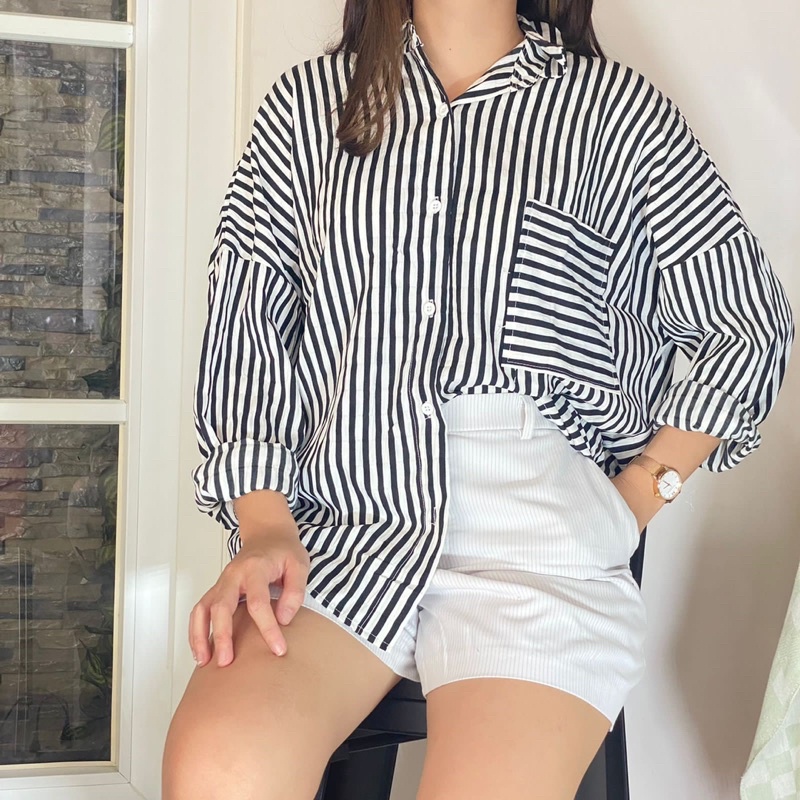 KEMAJA SALUR WANITA PANJANG OVERSIZED / shirt