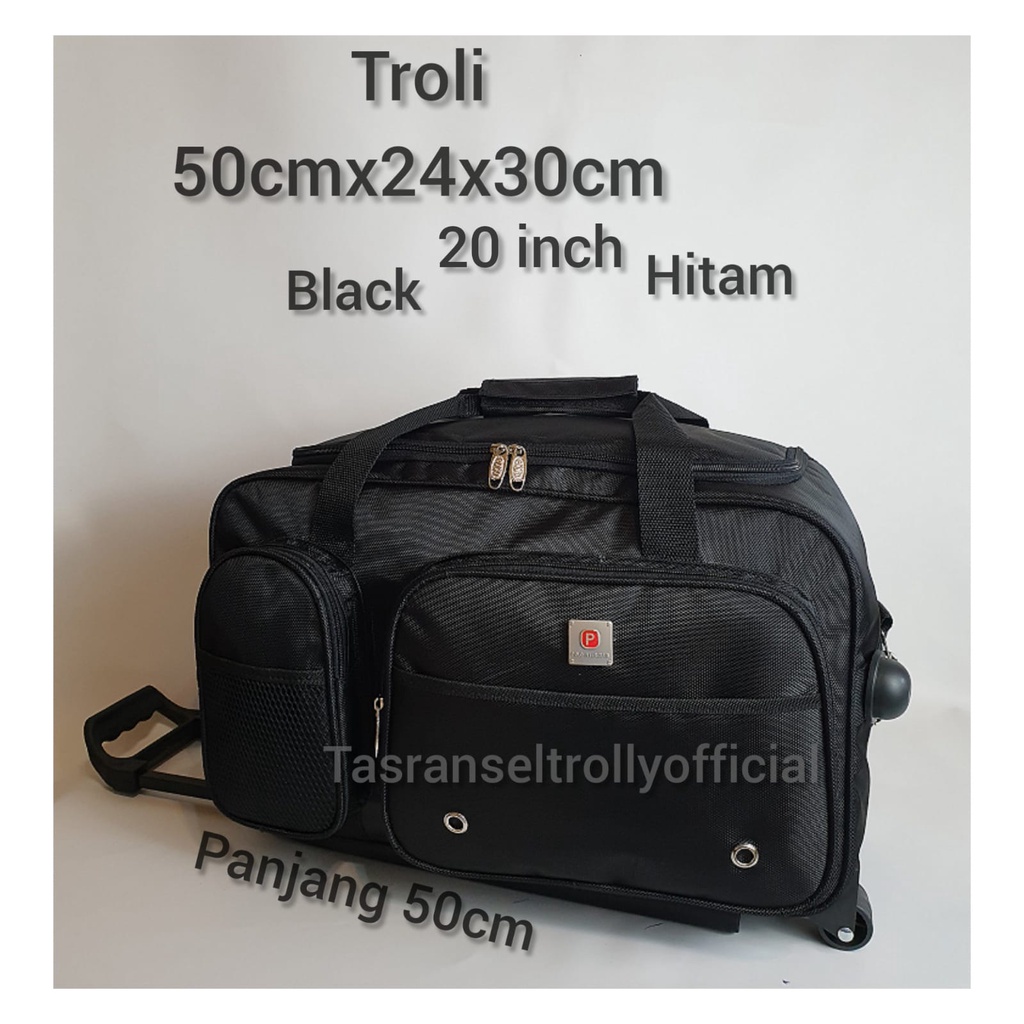 Tas Pakaian Troli Polo Interclub 50cmx24x30cm medium size100%original