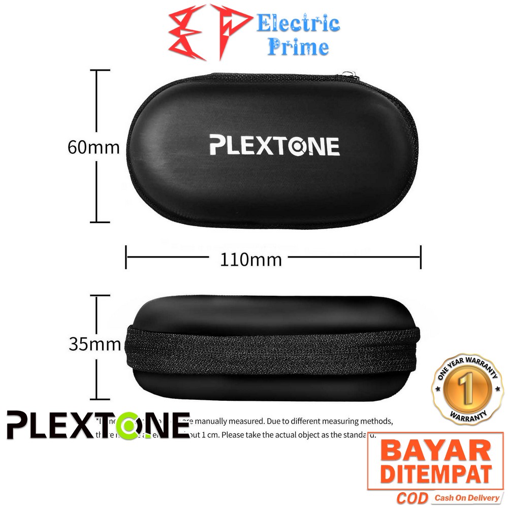 PLEXTONE Carry EVA Bag Pouch Penyimpanan Earphone Dompet Headset Tas Kunci