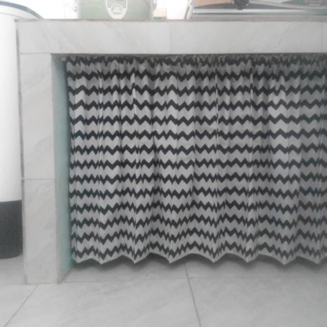 gorden / tirai meja dapur