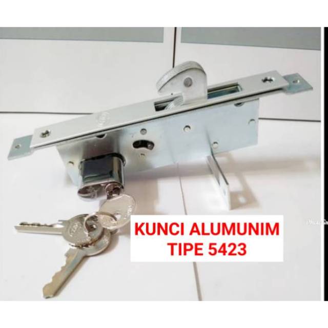 KUNCI ALUMUNIUM KAIT CATOK TIPE 5423/KUNCI PINTU SLIDING /KUNCI PINTU 5423 SLEDING/KUNCI PINTU PRODUK DEKKSON CATOK KAIT GESER SLEDING