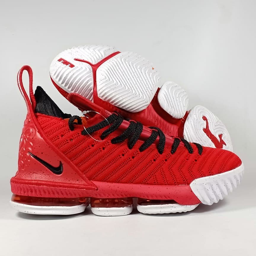 lebron 16 red black