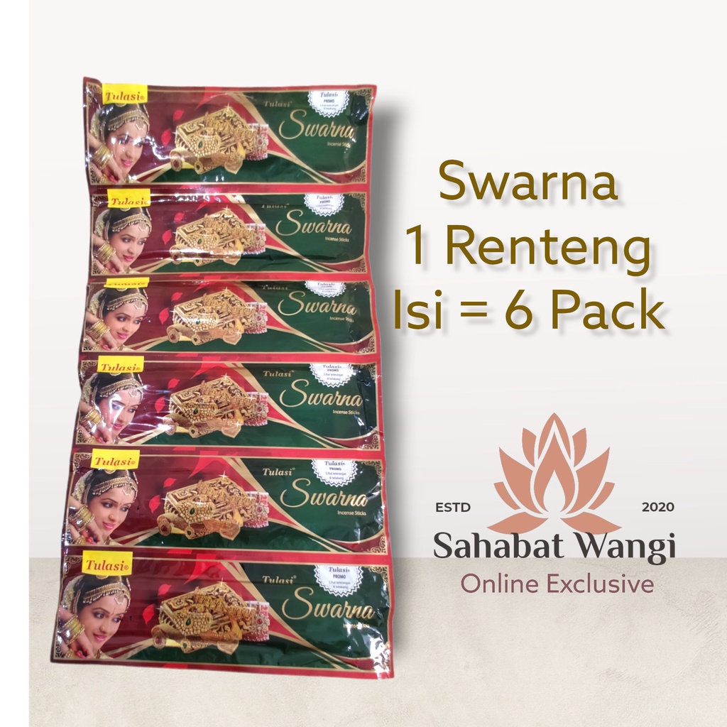 Hio Dupa India Tulasi Swarna 1 Renteng ( 6 Pack)