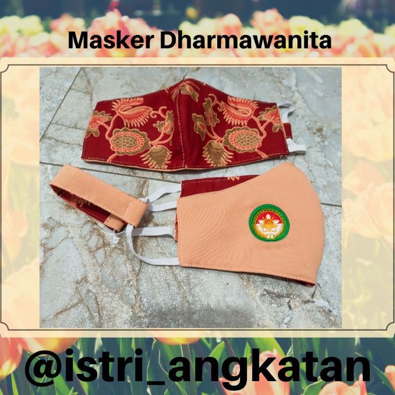 Masker Batik Dharmawanita dan Mannish Bordir