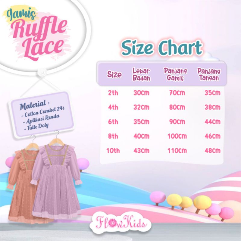 GAMIS RUFFLE FLOWKIDS