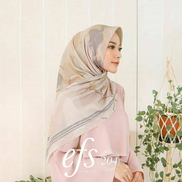 Efs store voal printed scarf efs204 (lasercut)