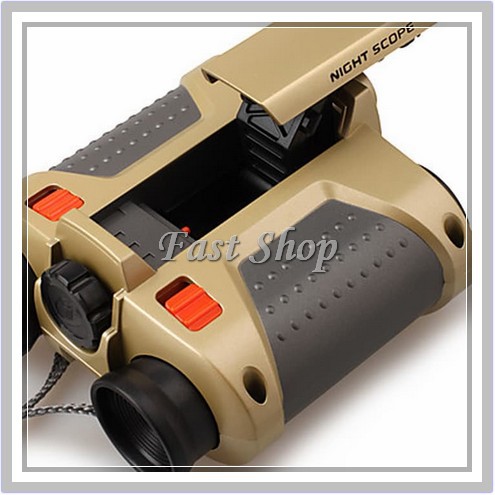 Teropong Night Scope 4 x 30mm Binoculars with Pop-Up Light