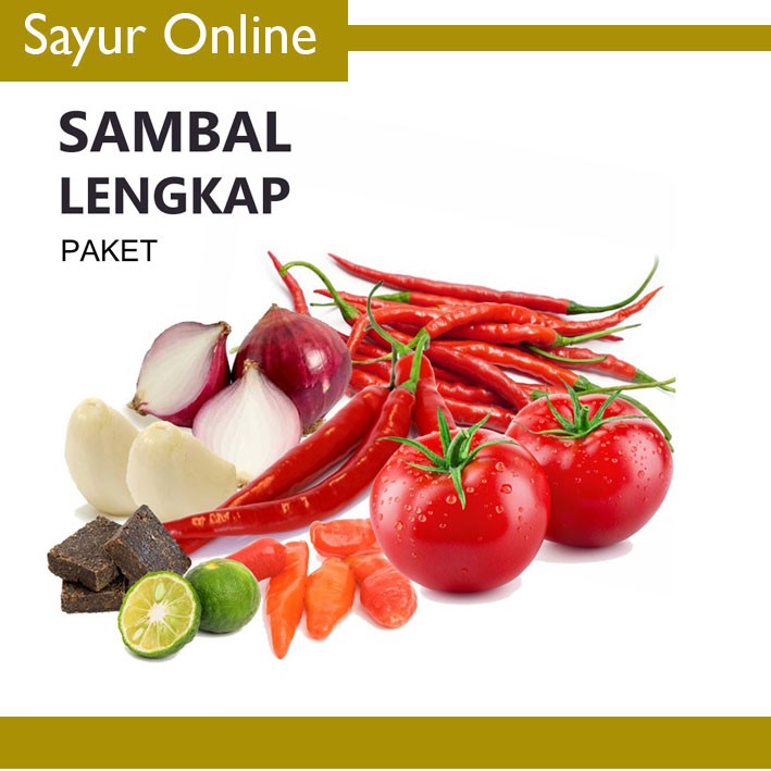 

[SayurOnline] PAKET SAMBELAN - BAHAN SAMBAL LENGKAP