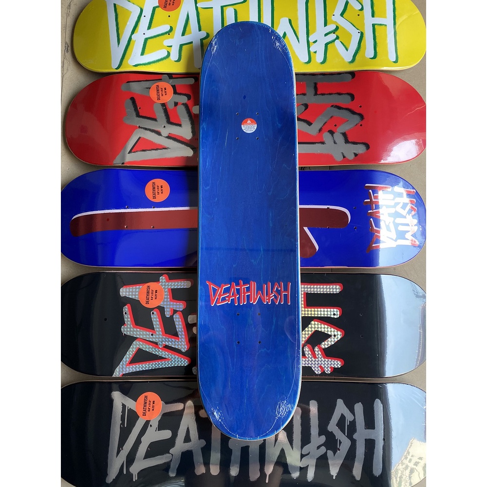 Deathwish 31 / 8inch deck skateboard double kick tail Profesional Bahan Maple